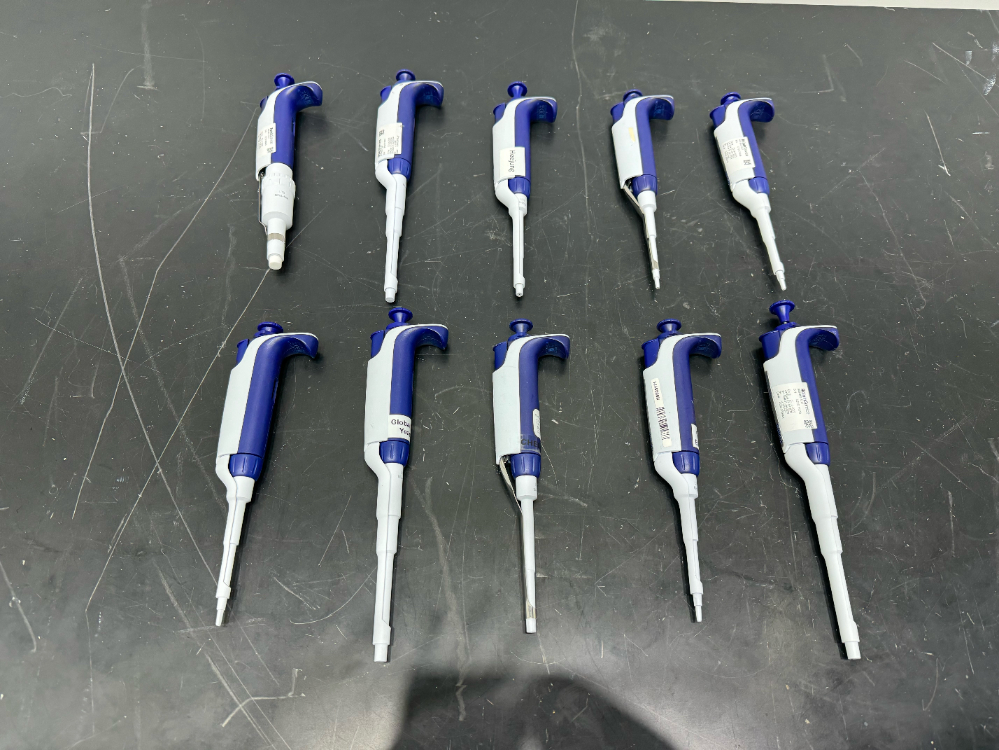 Image of Rainin Pipet-Lite XLS Single Channel Pipettes - Quantity 10